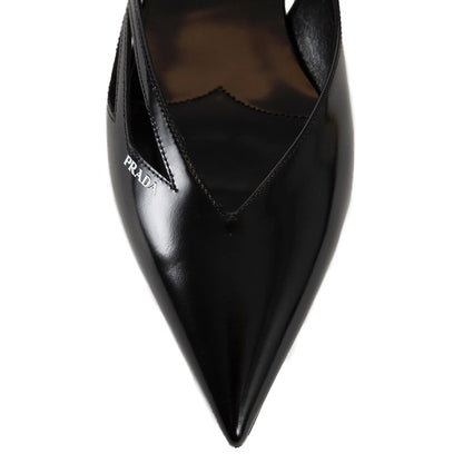 Black Calfskin Ballet Flats
