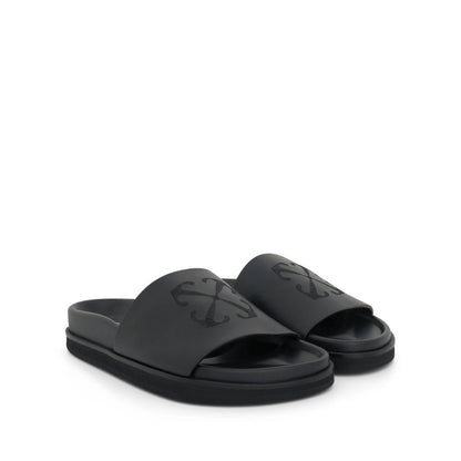 Black Rubber Slippers