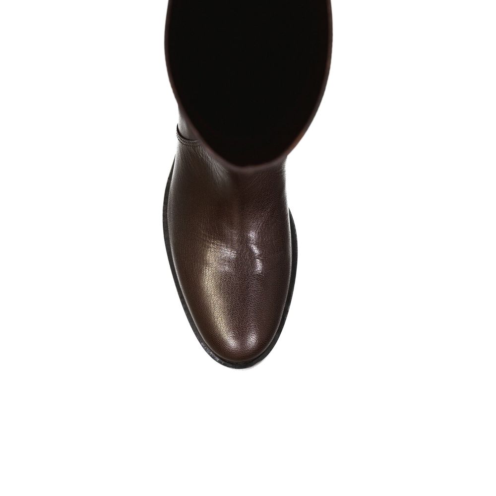 Brown Calfskin Boots