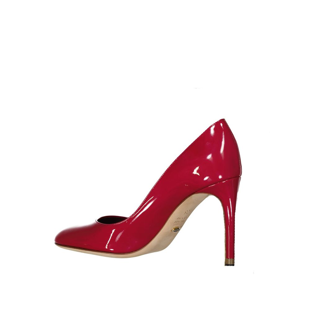 Red Calfskin High Heel Pumps