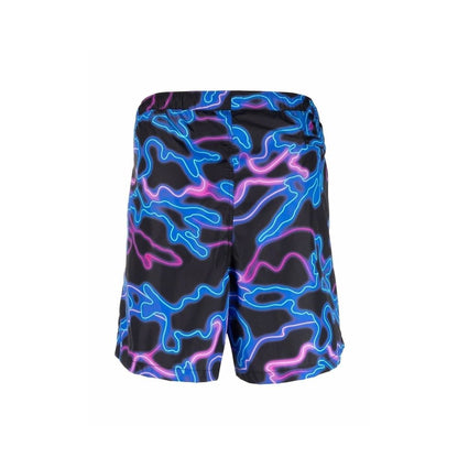 Neon-Print Swim Shorts