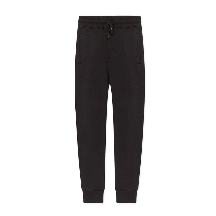 Black Cotton Joggers (Workout Pants)