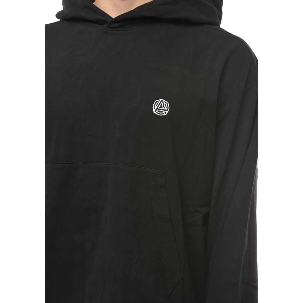 Black Cotton Sweatshirt