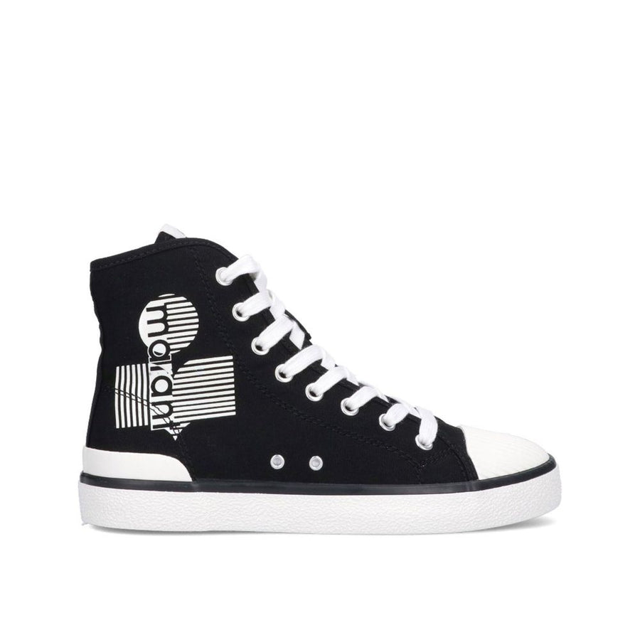 Black Canvas High Top Sneakers