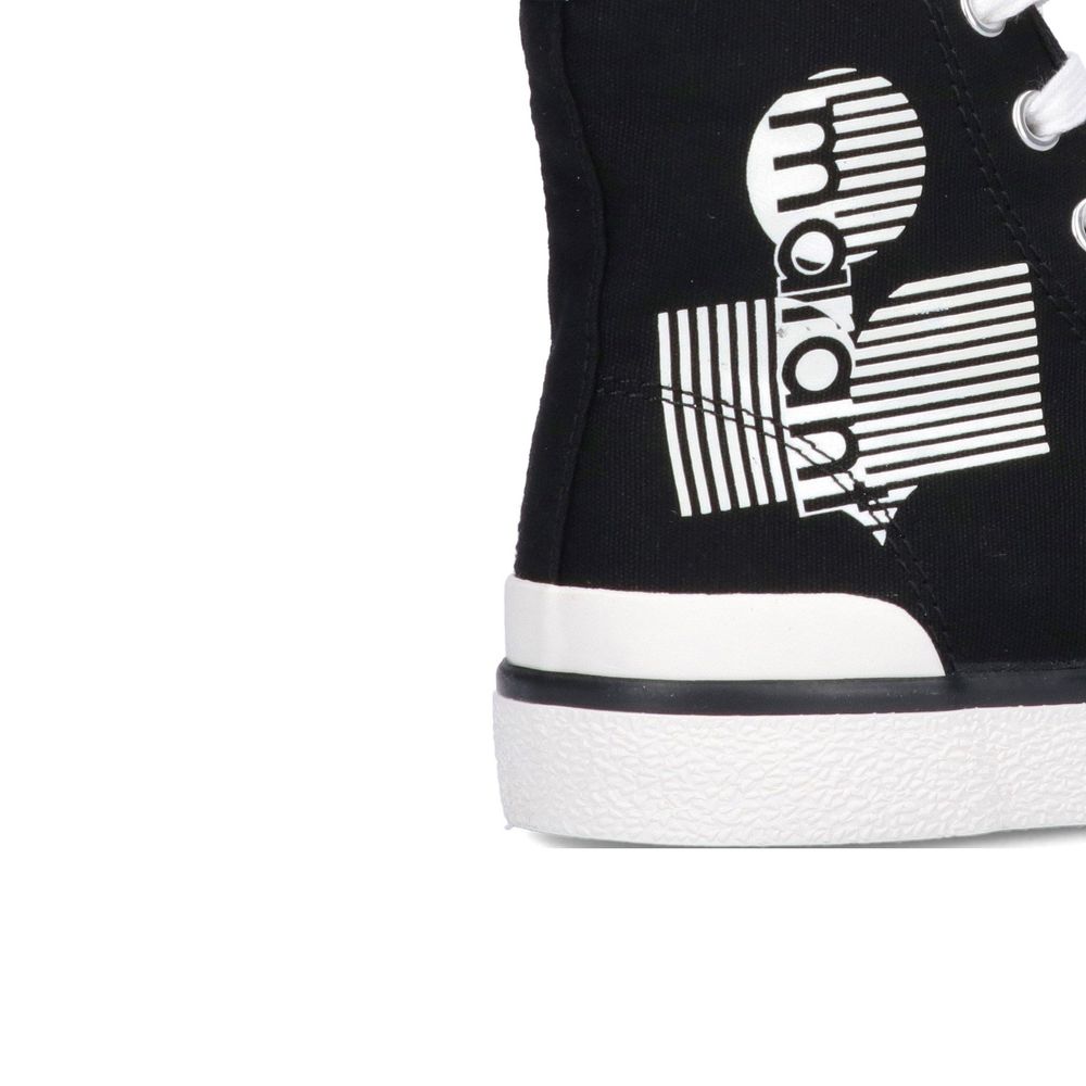 Black Canvas High Top Sneakers
