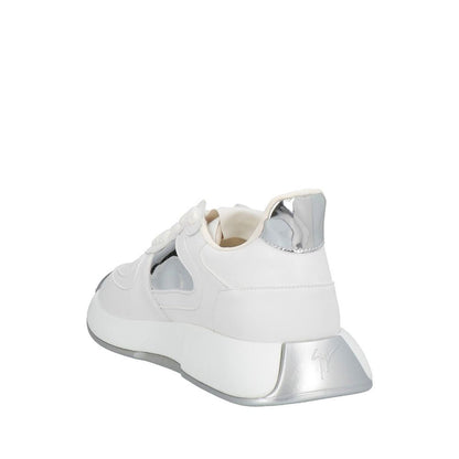 White Calfskin Chunky Sneakers