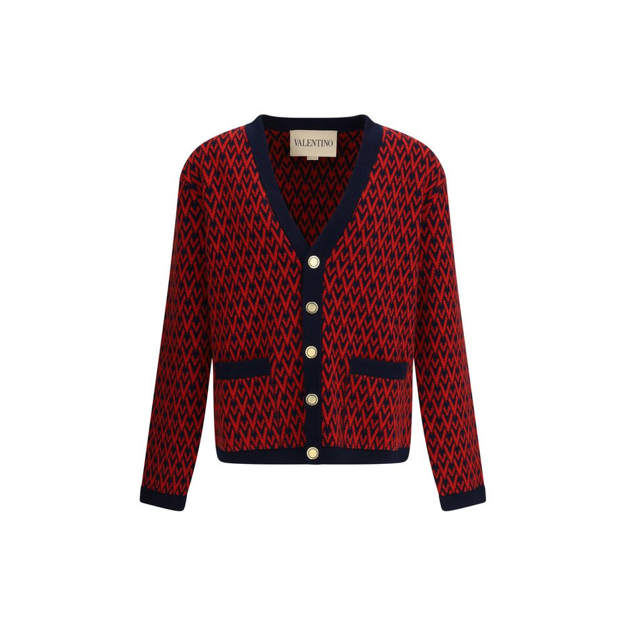 Multicolor Fleece Wool Cardigan