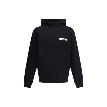 Black Cotton Sweatshirt