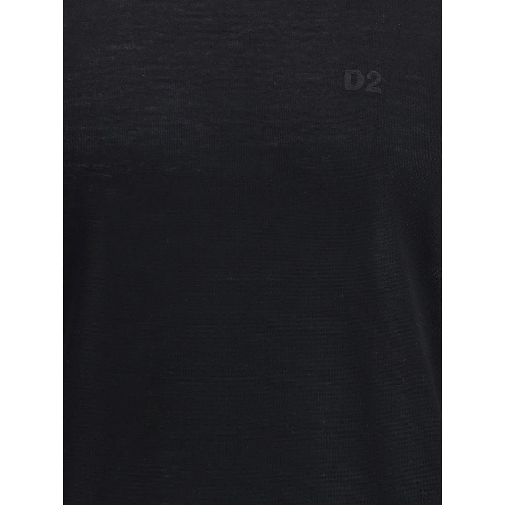 Black Fleece Wool Turtleneck