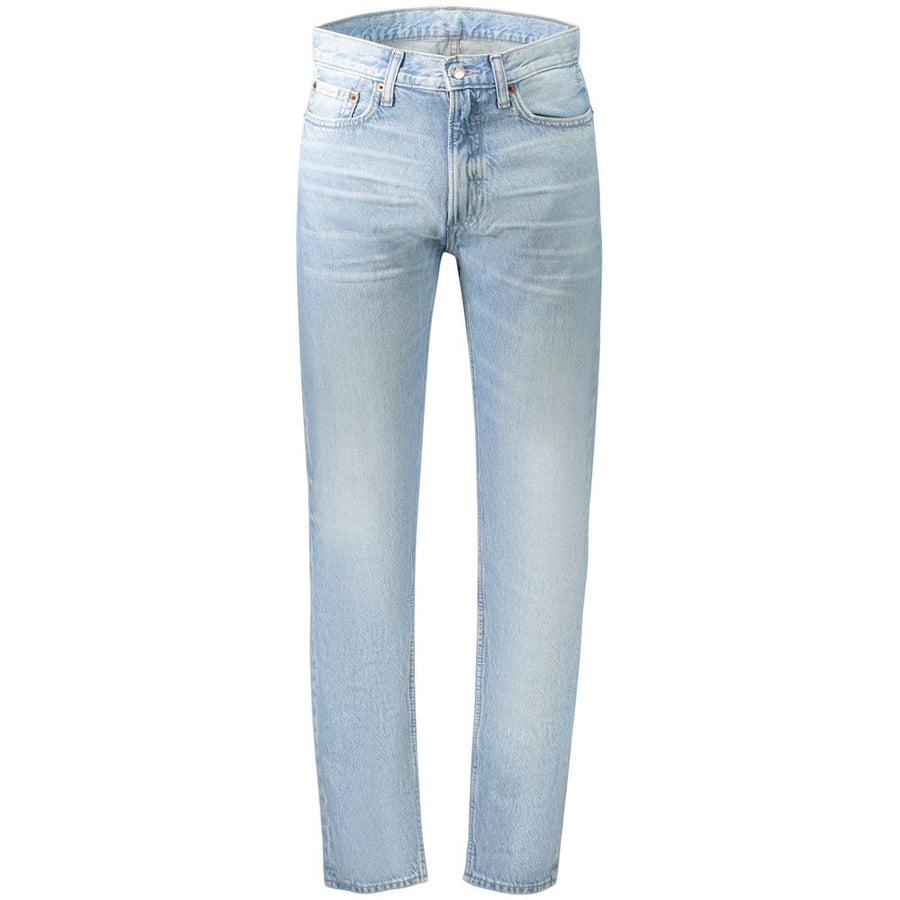 Blue Cotton Men Jeans