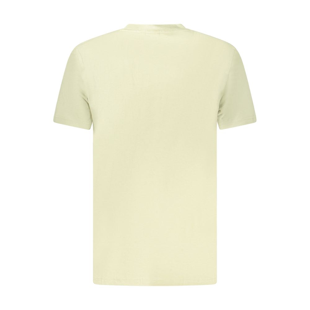 Green Cotton Men T-Shirt