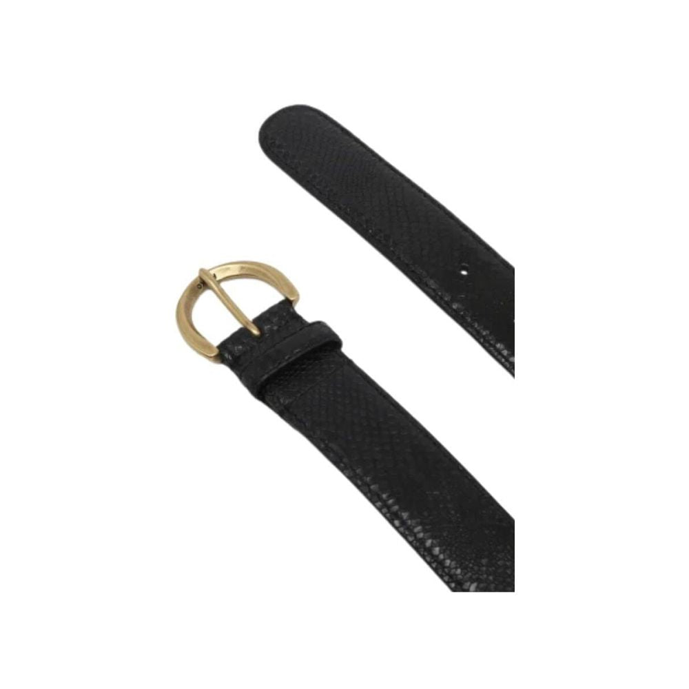 Black Calfskin Belt