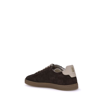 Black Calf Leather Bos Taurus Low Top Sneakers
