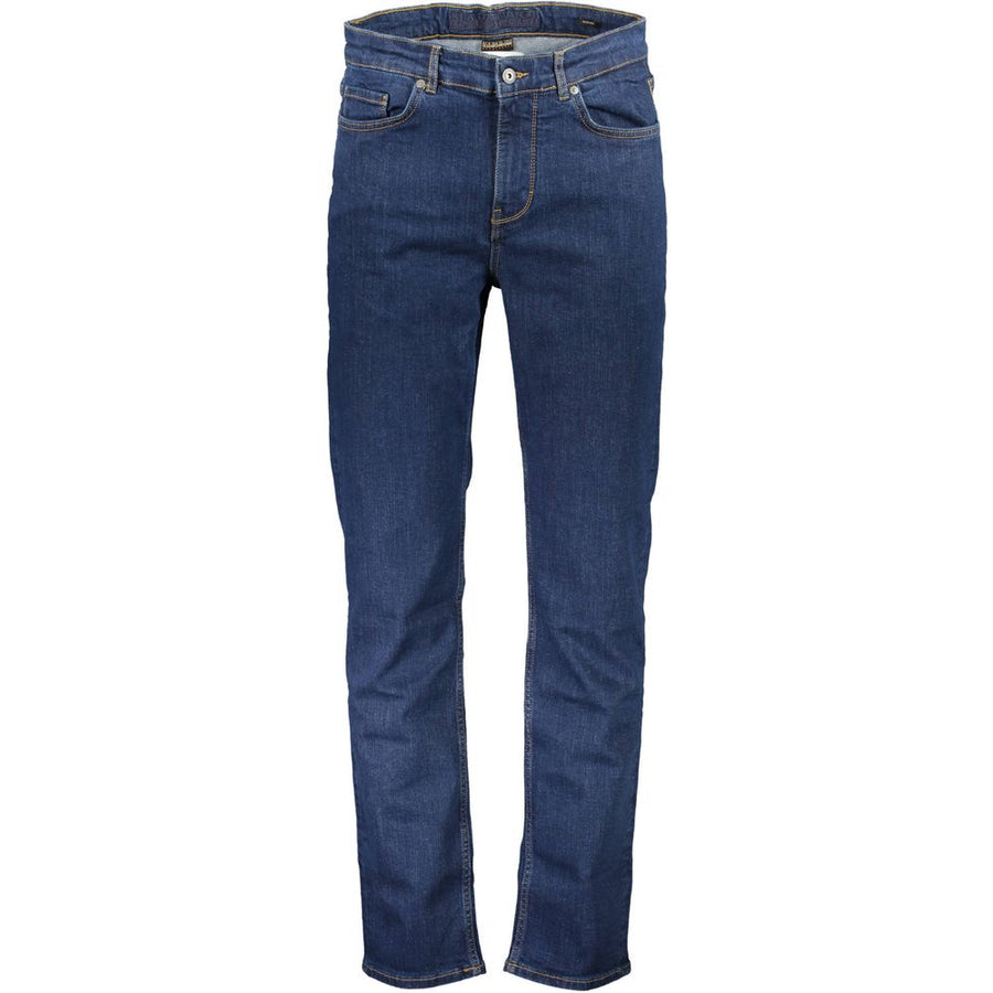 Blue Cotton Men Jeans