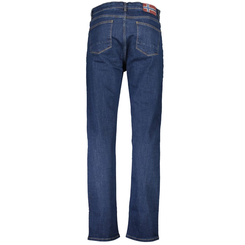 Blue Cotton Men Jeans