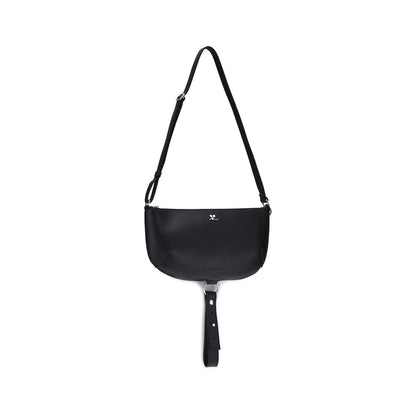Black Calf Leather Bos Taurus Shoulder Bag