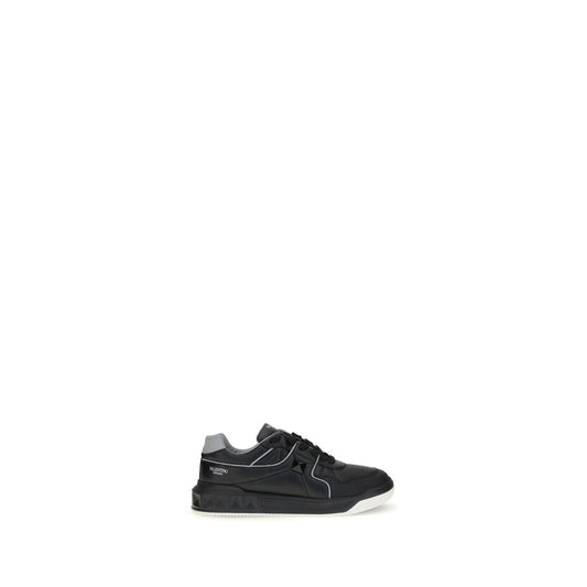 Black Calf Leather Bos Taurus Low Top Sneakers