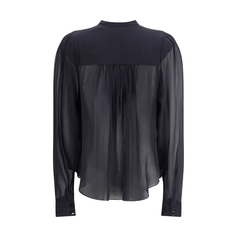 Black Viscose Top