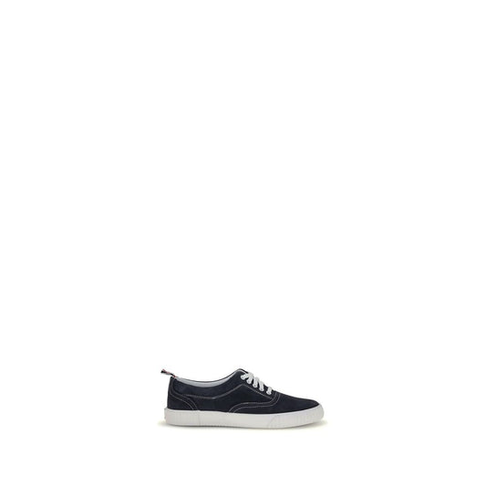 Blue Calf Leather Bos Taurus Low Top Sneakers