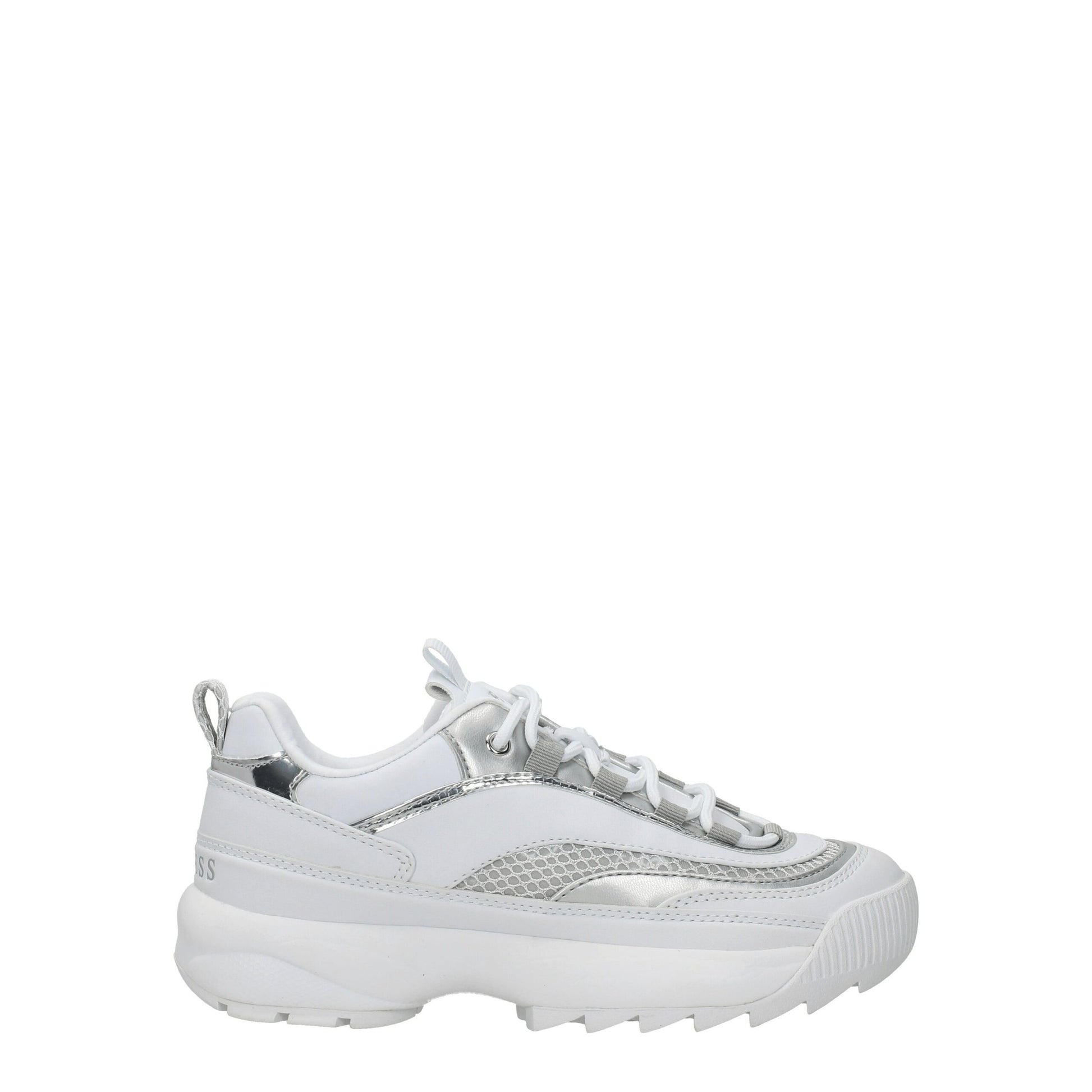 White Polyethylene Chunky Sneakers