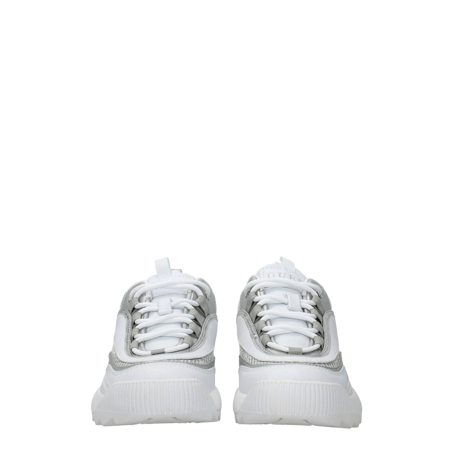 White Polyethylene Chunky Sneakers