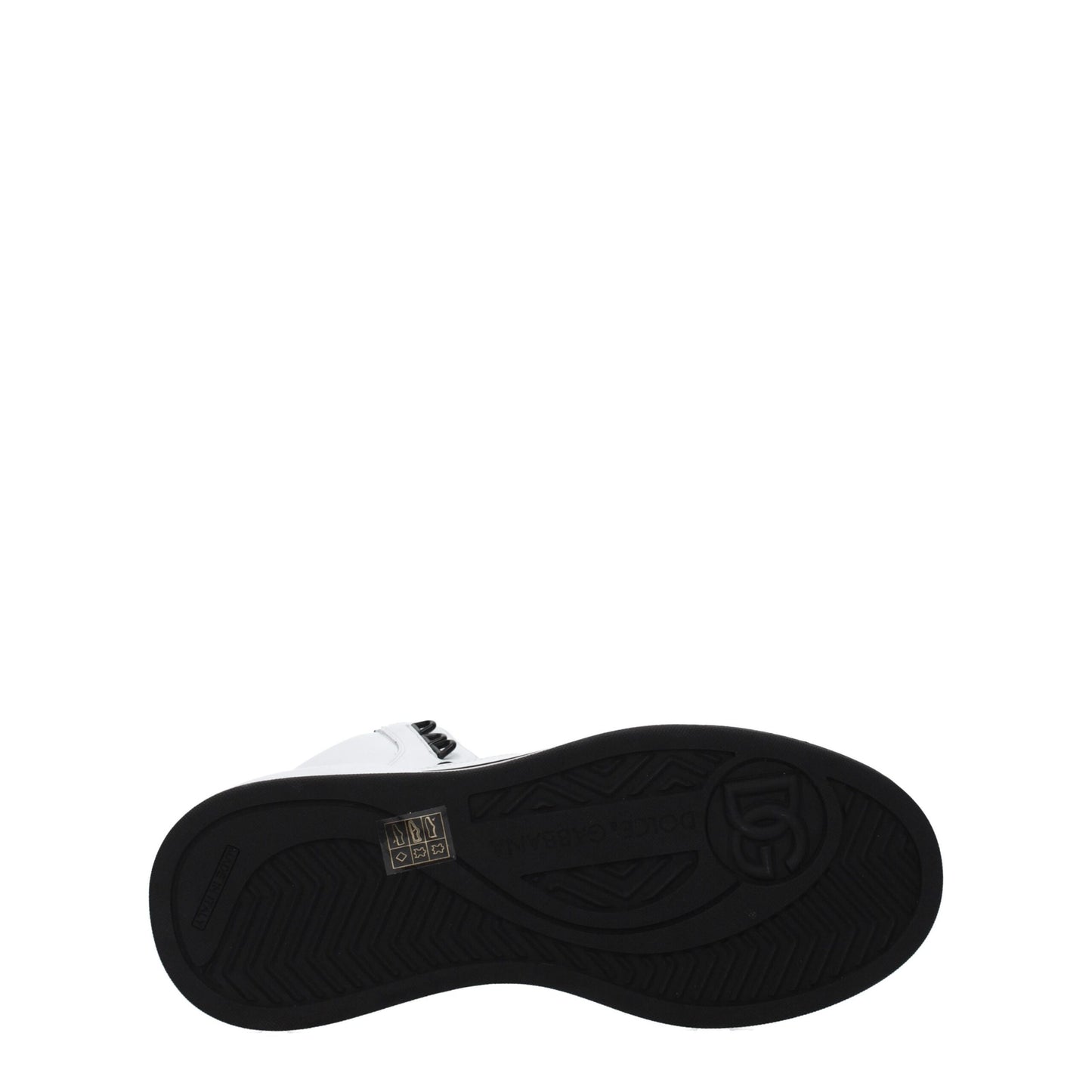 White Leather High Top Sneakers