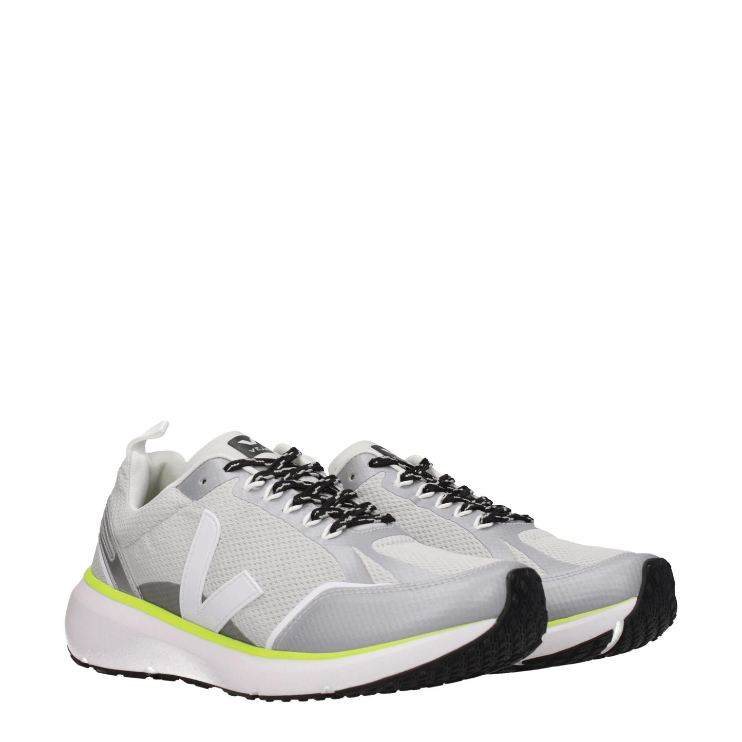 Gray Fabric Athletic Sneakers