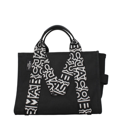 Black Fabric Handbag