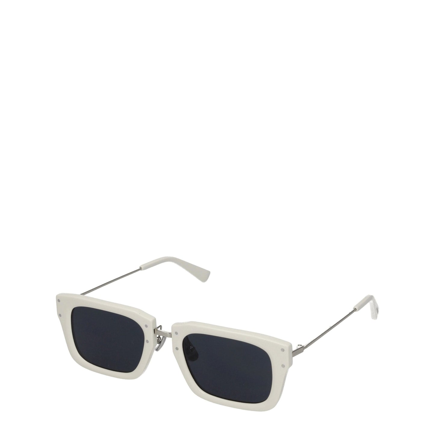 White Acetate Sunglasses