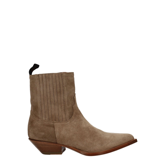 Brown Leather Ankle Boots