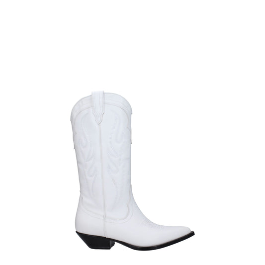 White Leather Boot