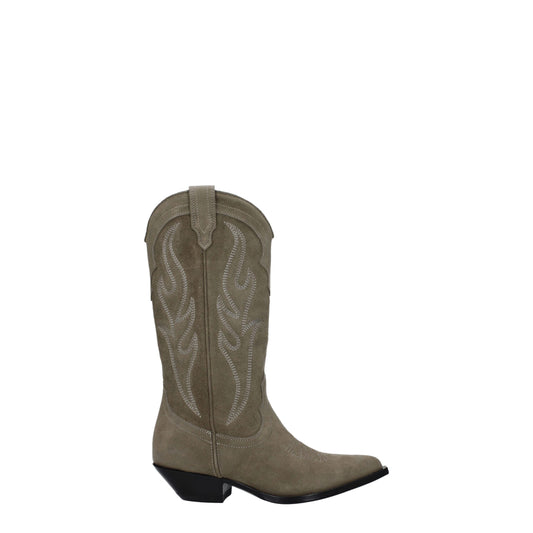 Green Leather Boots