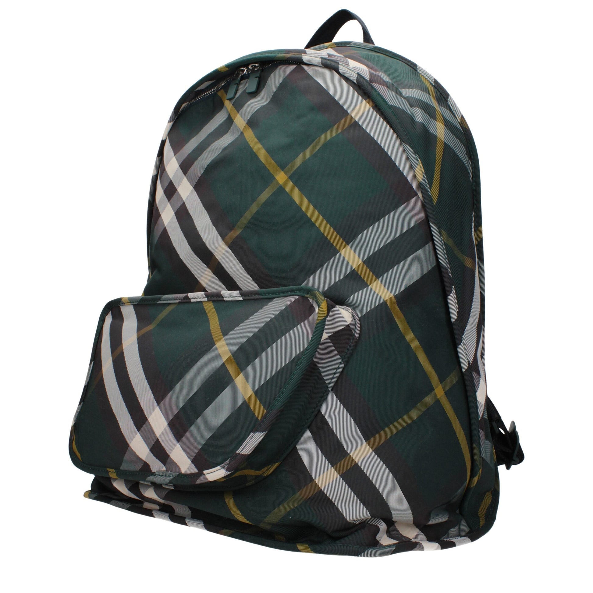 Green Fabric Backpack