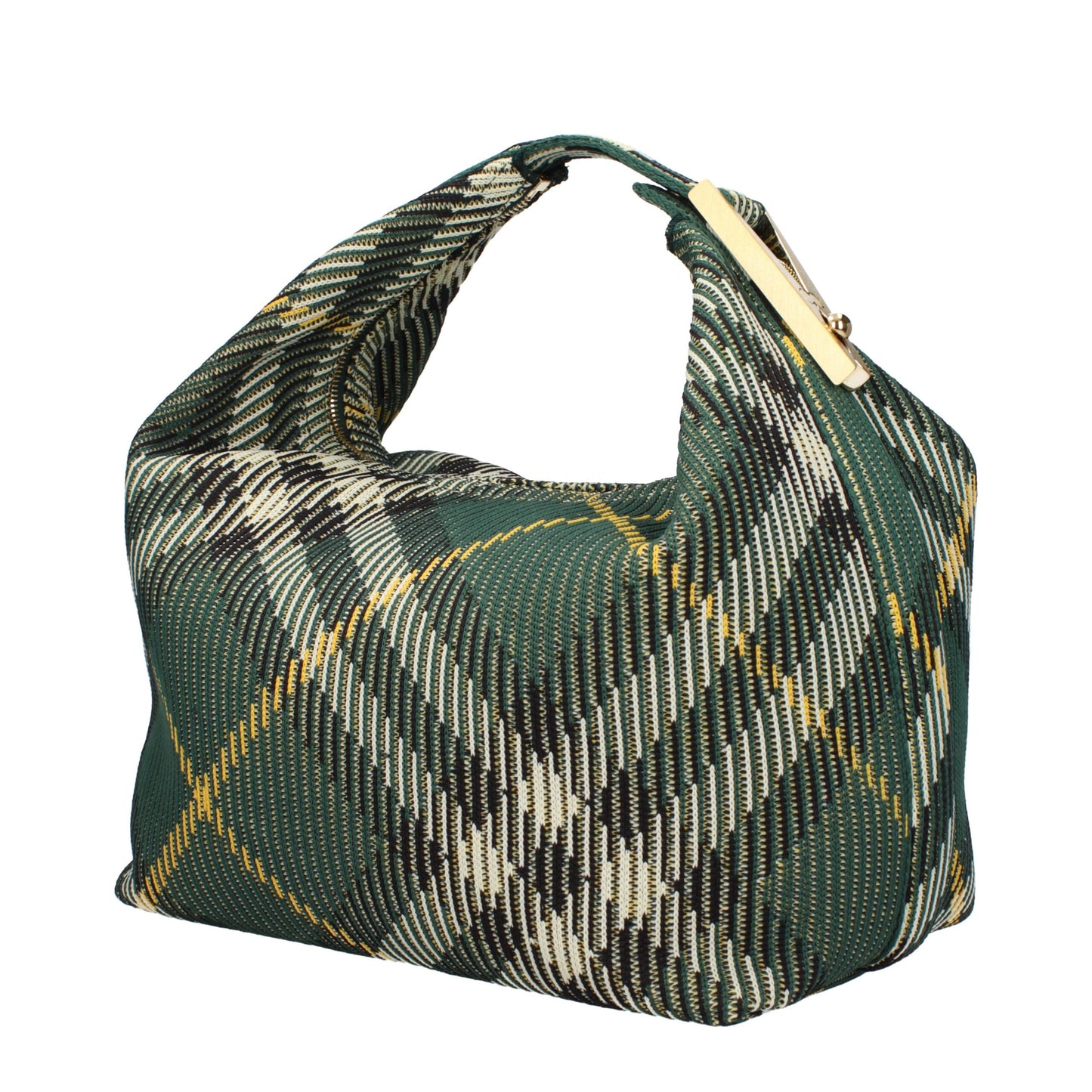 Green Fabric Handbag