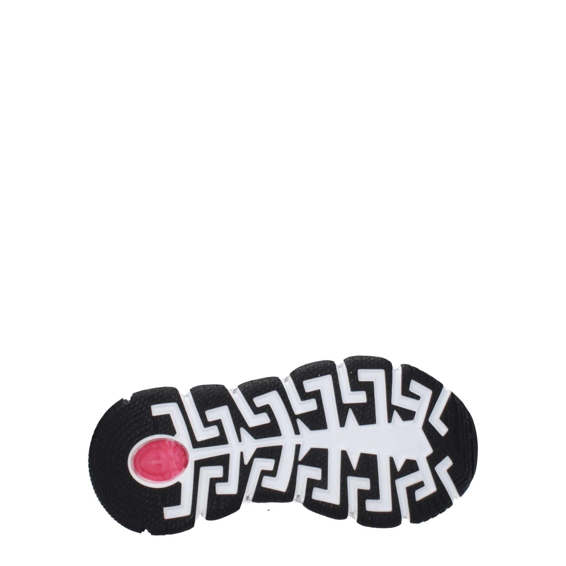 White Fabric Athletic Sneakers