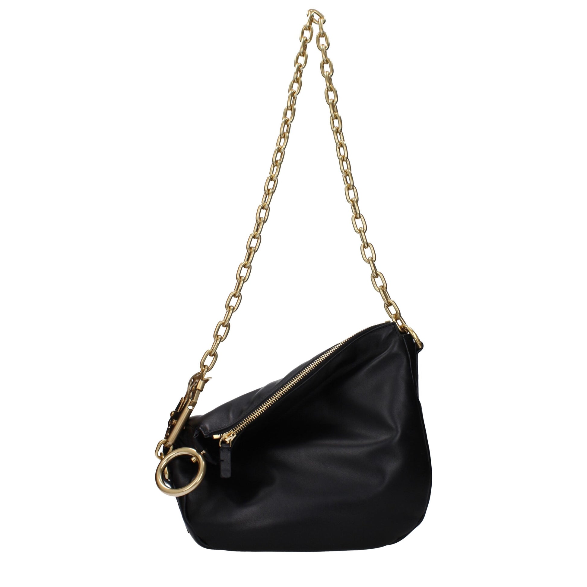 Black Leather Shoulder Bag