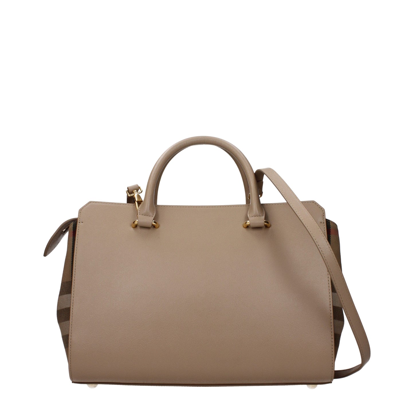 Beige Leather Handbag