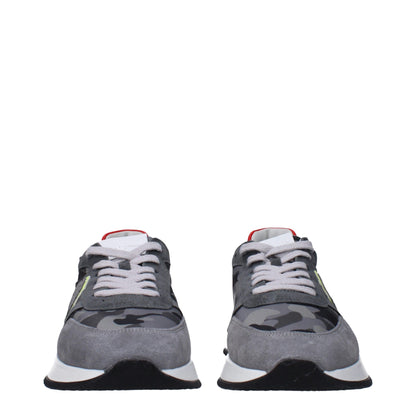 Gray Fabric Sneakers