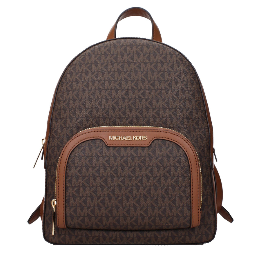 Brown Fabric Backpack