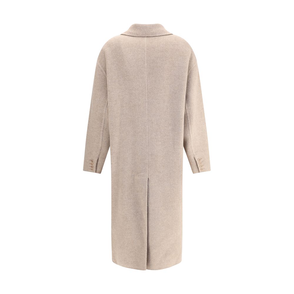 Beige Wool Coat