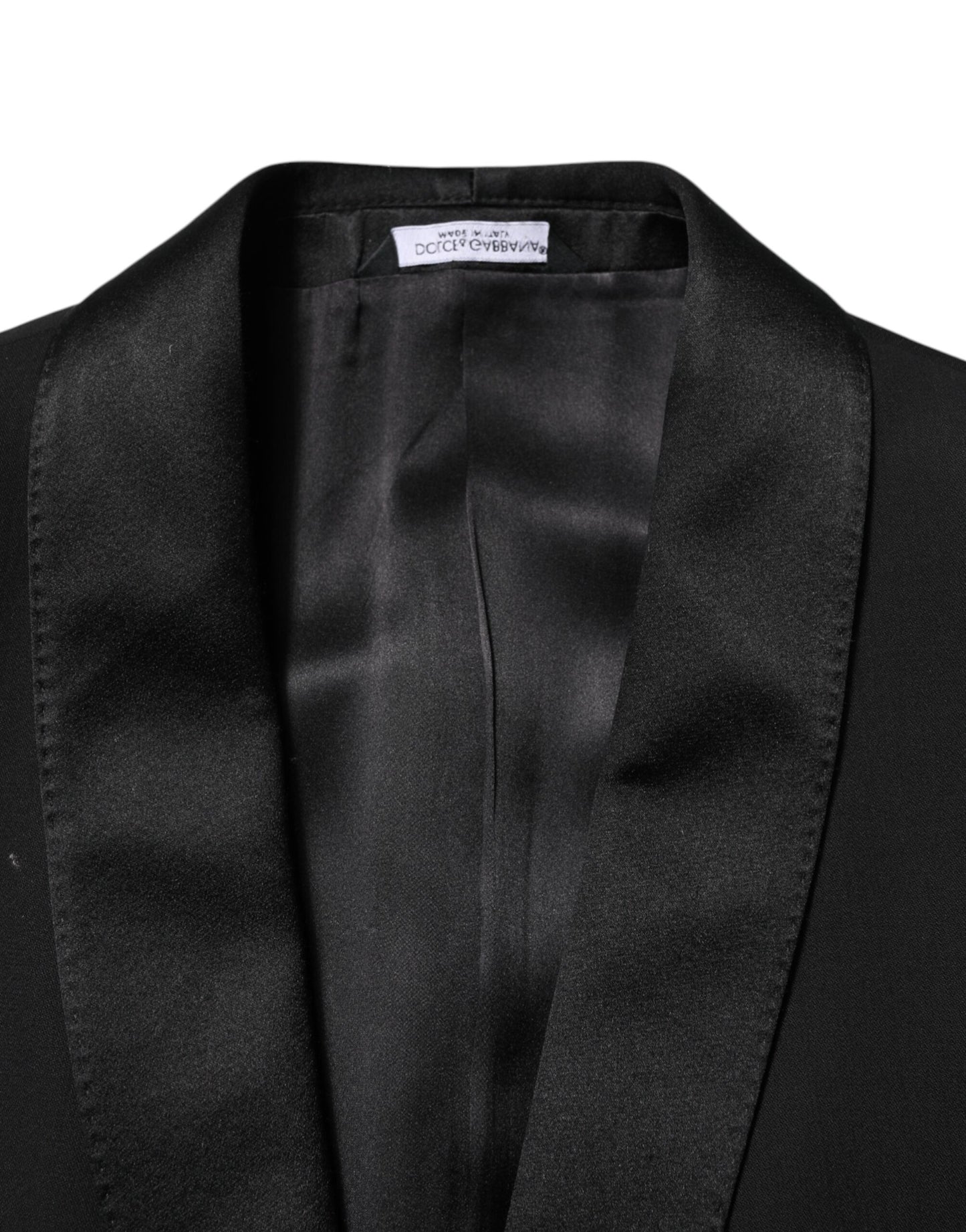 Black Wool 3 Piece Single Breasted Suit