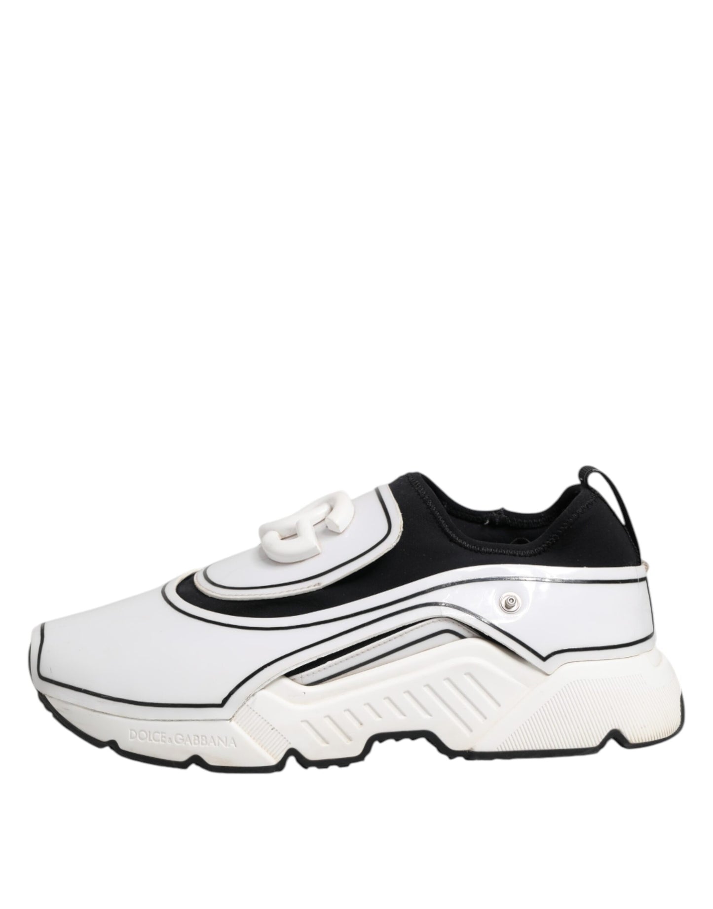 White Black Logo Plaque Daymaster Men Sneakers Shoes