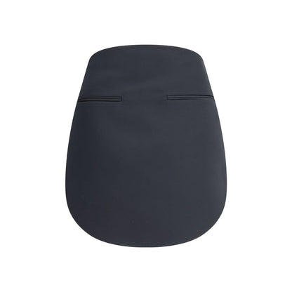 Black Polyester Mini Skirt