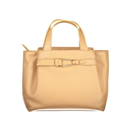 Brown Polyethylene Handbag