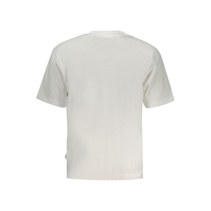 White Cotton Men T-Shirt