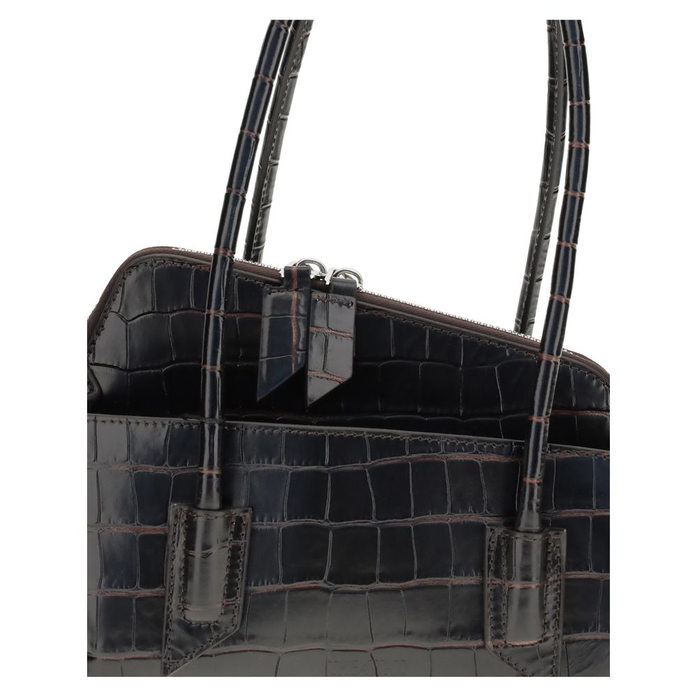 Black Calf Leather Bos Taurus Shoulder Bag