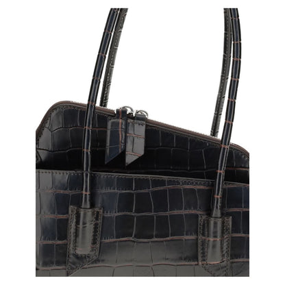 Black Calf Leather Bos Taurus Shoulder Bag