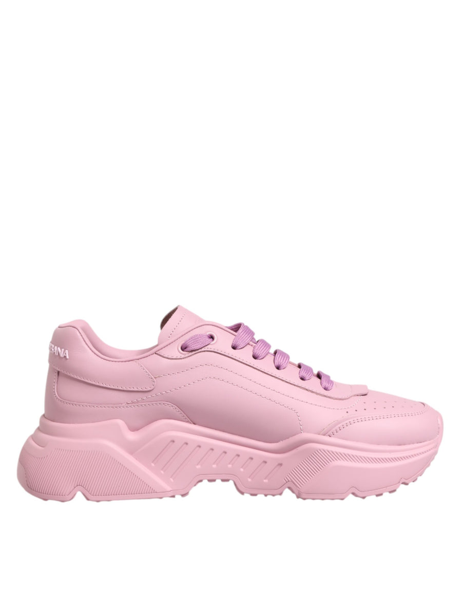 Pink Leather Daymaster Low Top Sneakers Shoes