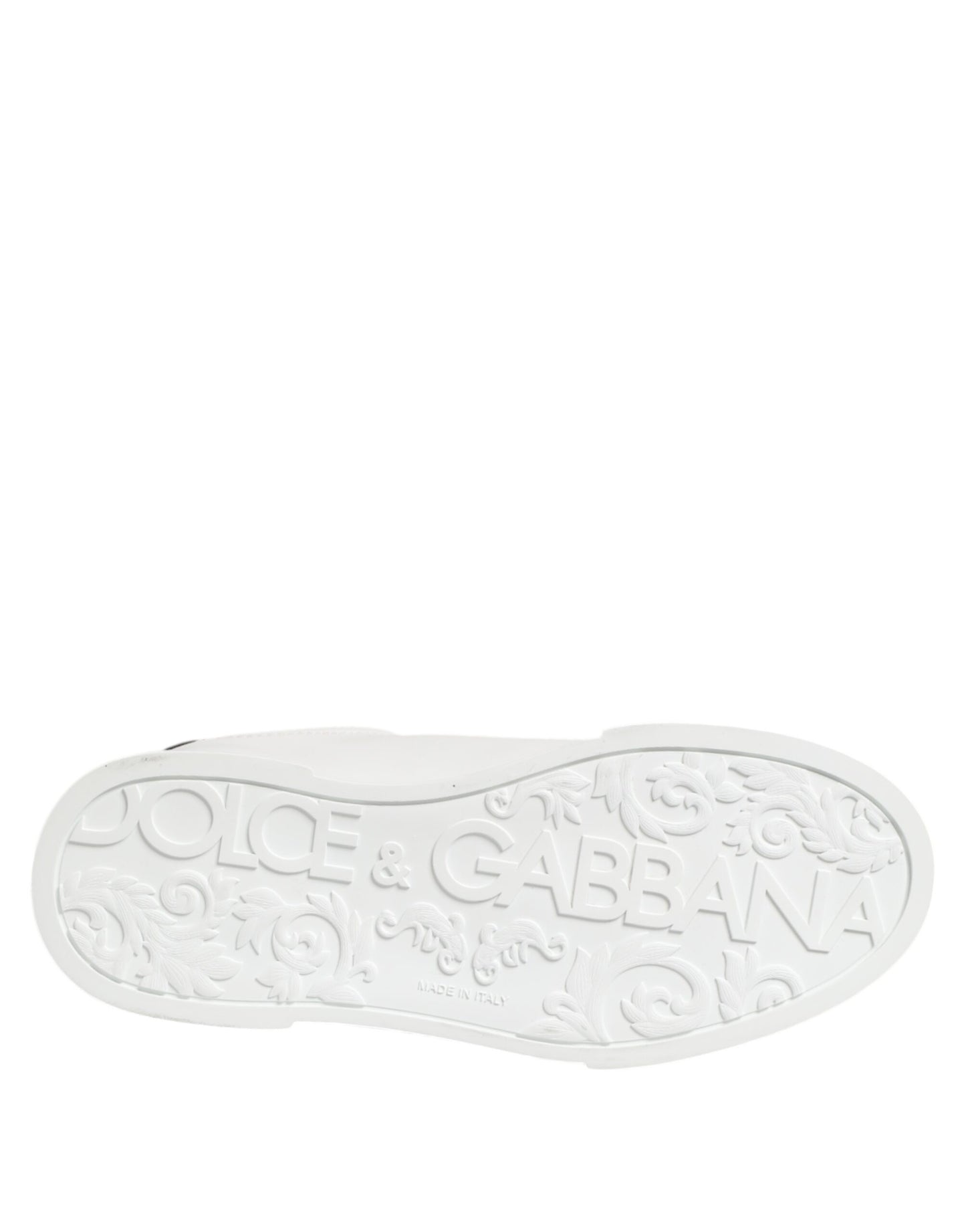 White Crown Patch Portofino Men Sneakers Shoes