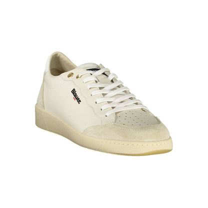 White Leather Men Sneaker